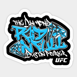 Dustin Poirier The Diamond Paid in Full Sticker